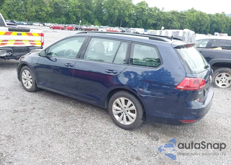 2017 Volkswagen Golf Sportwagen Tsi S из США, поврежденный, VIN 3VW017AU9HM536202